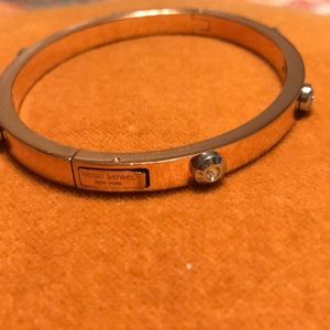 Henri Bendel metal rivet bangle